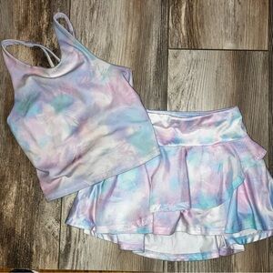 All in Motion Pink and Blue Matching Set Athletic Style